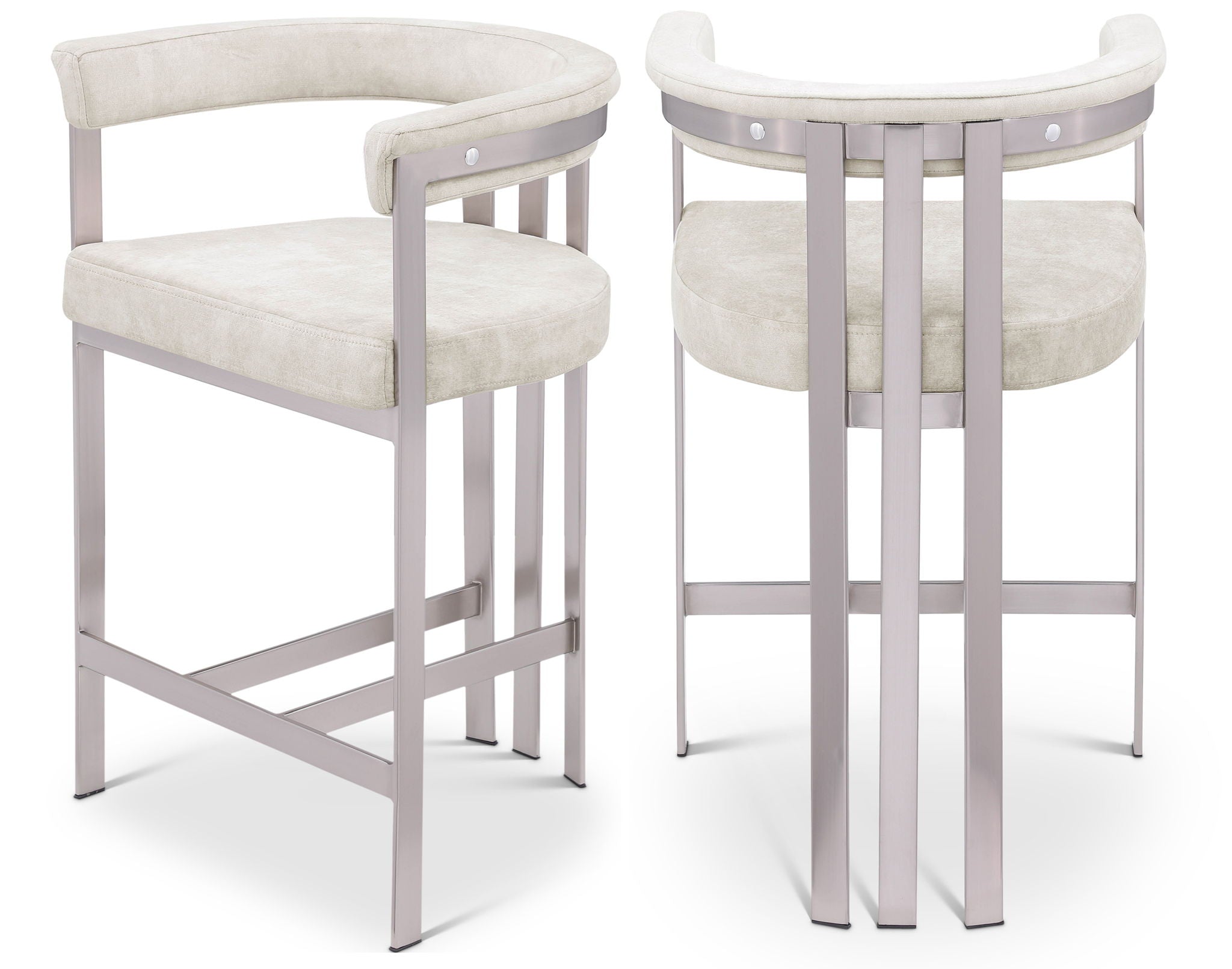 Marcello - Counter Stool (Set of 2) - Stone