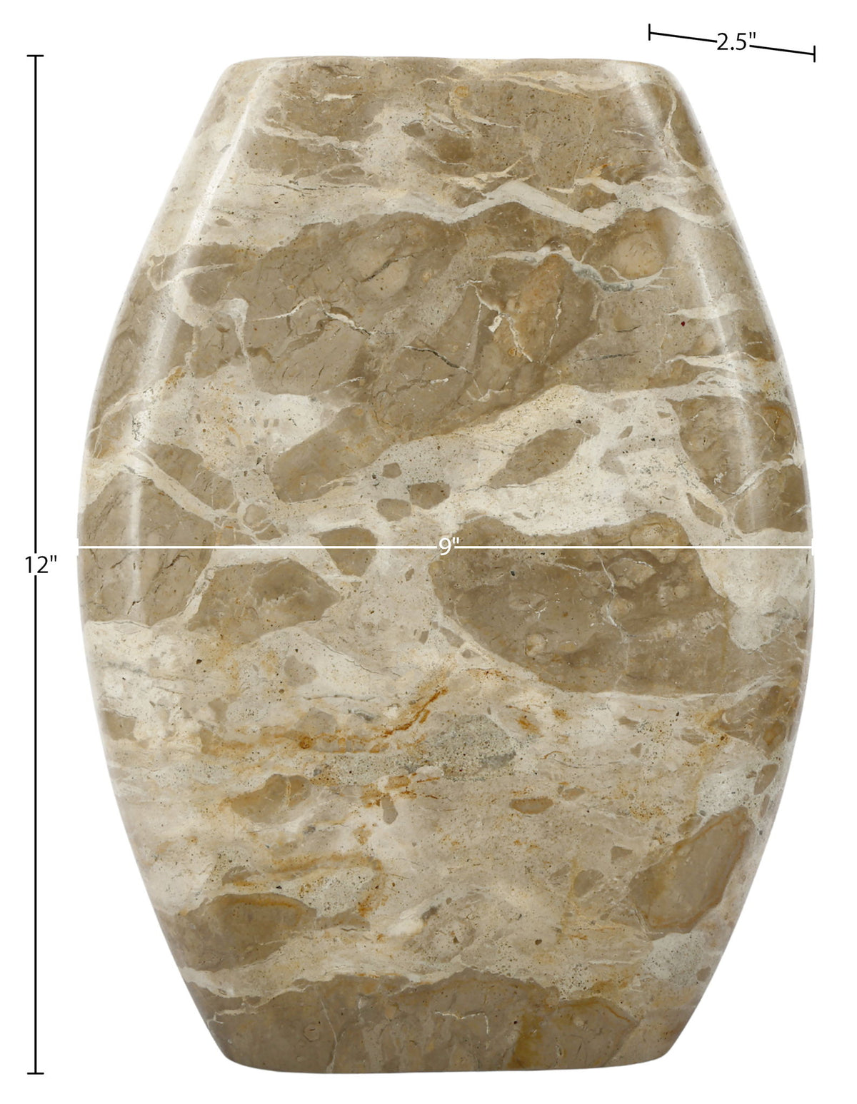 Sadie - Genuine Marble Vase