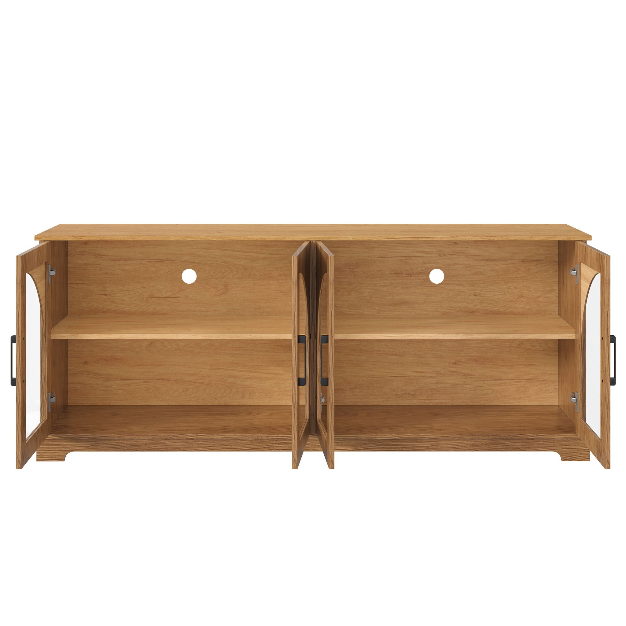TV Stand With Semi Arched Doors