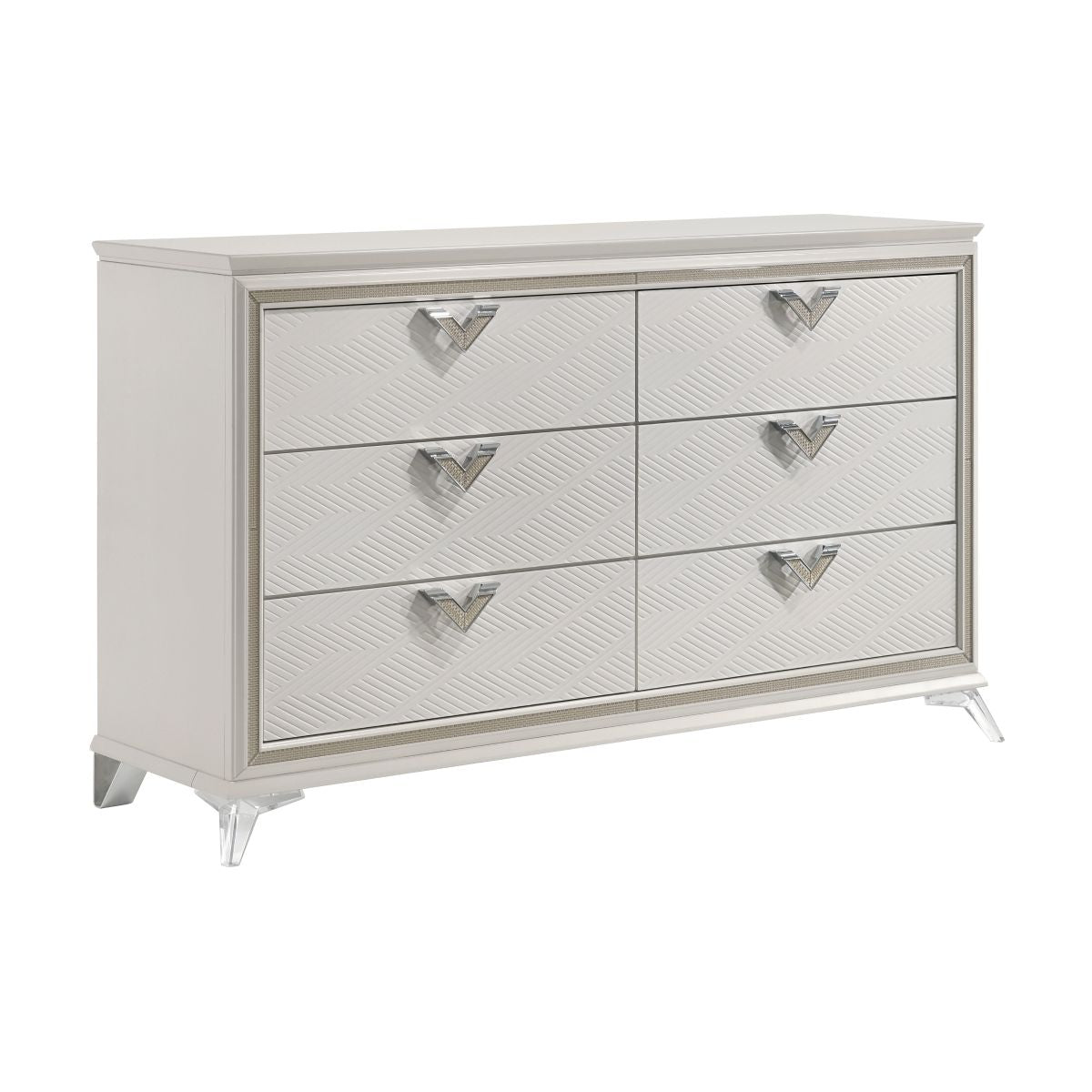 Audra - Dresser - Gold / Silver / Champagne