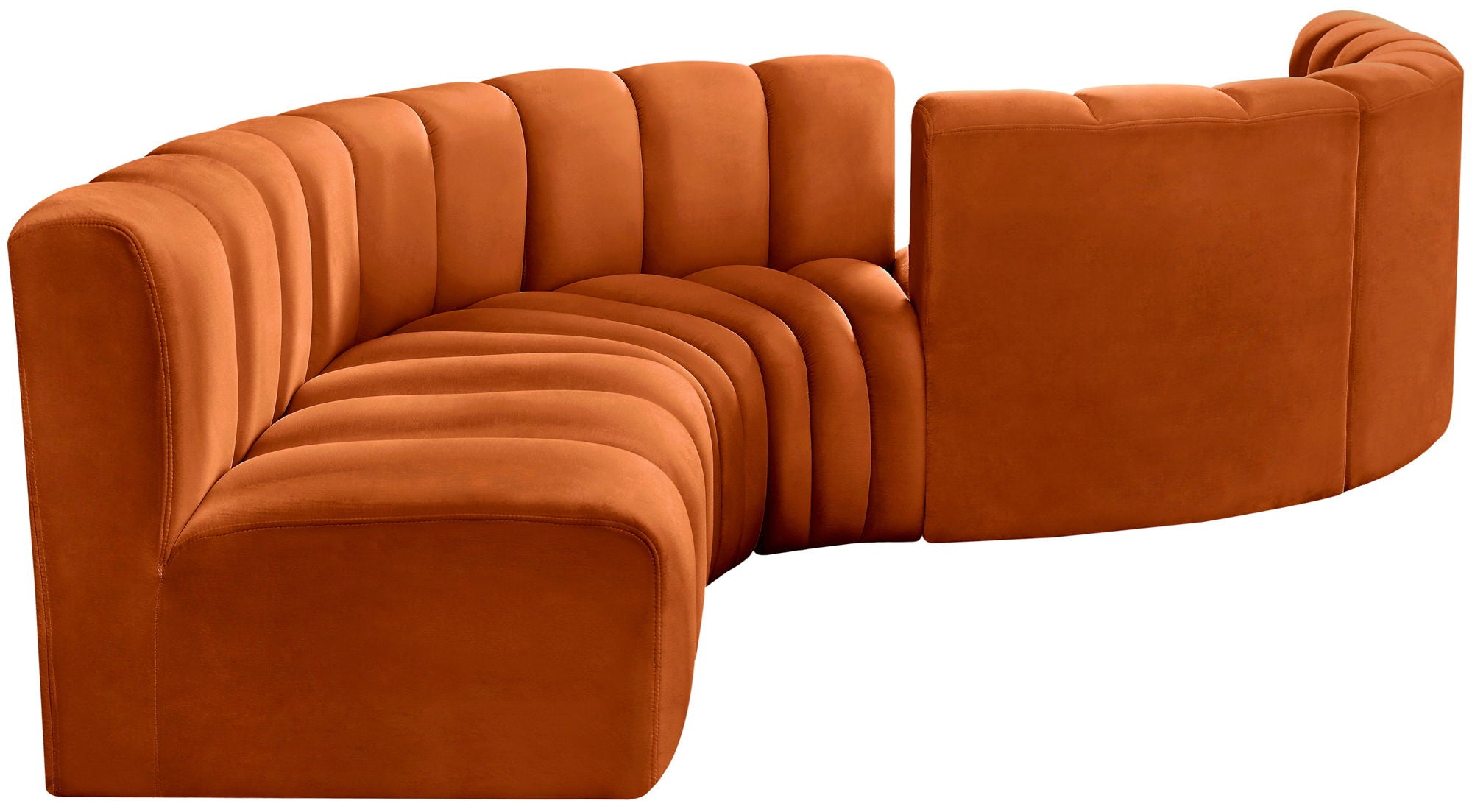 Arc - Velvet 6 Piece Modular Sofa