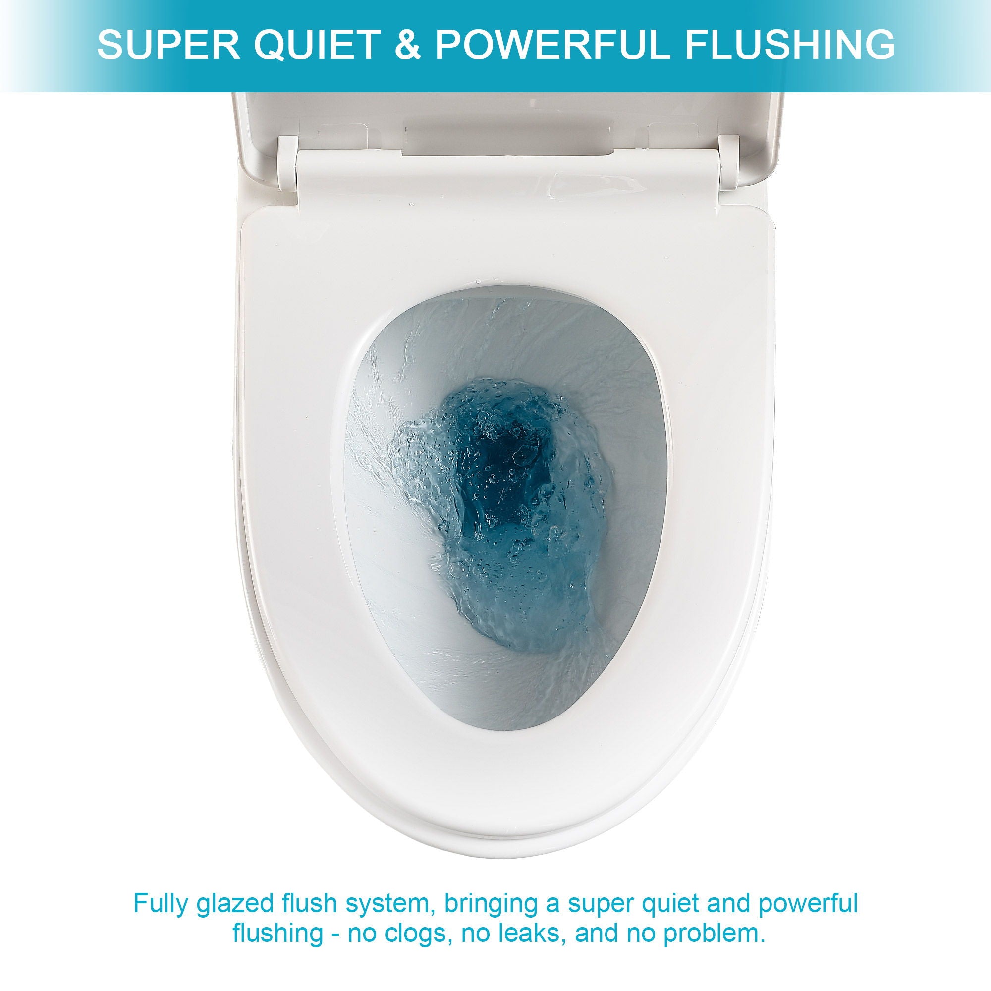 1 Piece Toilet & Dual Flush, Soft Closing Seat - White
