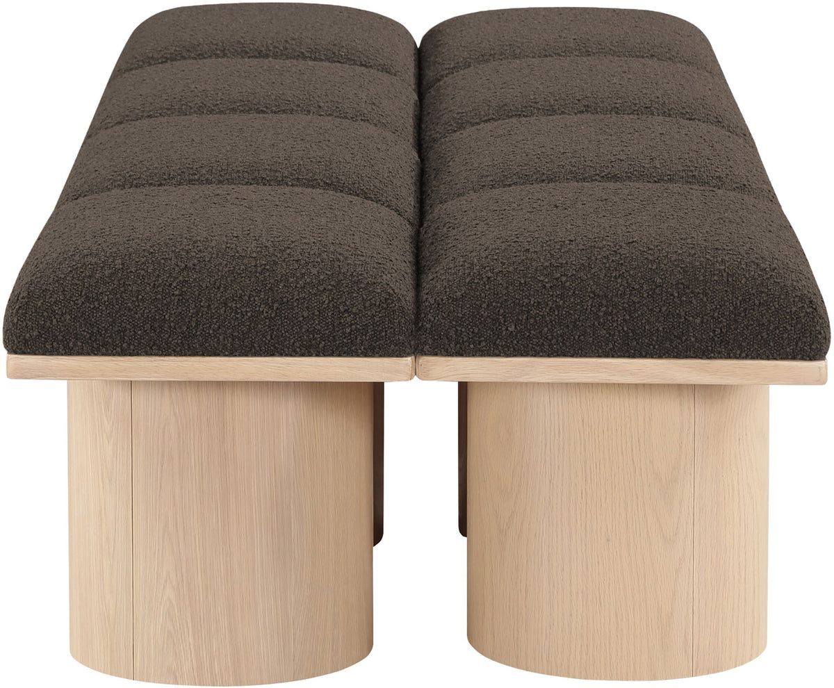 Pavilion - 8 Piece Modular Bench With Natural Base
