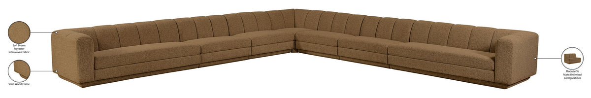 Modari - Sectional - Brown