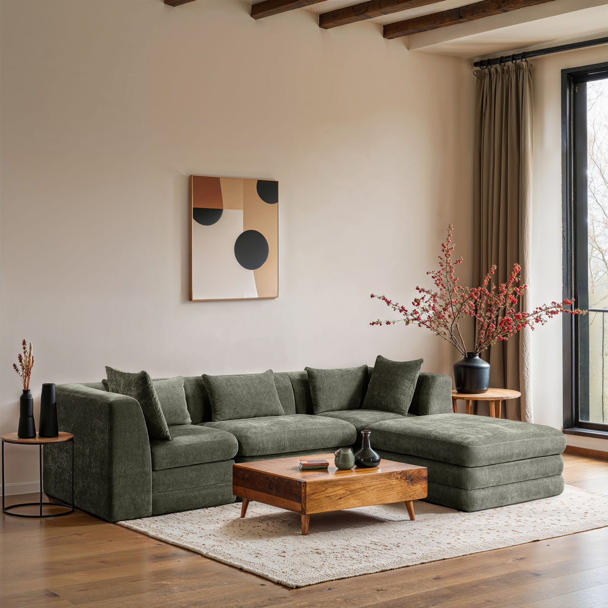 Stellar - 4 Piece Upholstered Modular Sectional