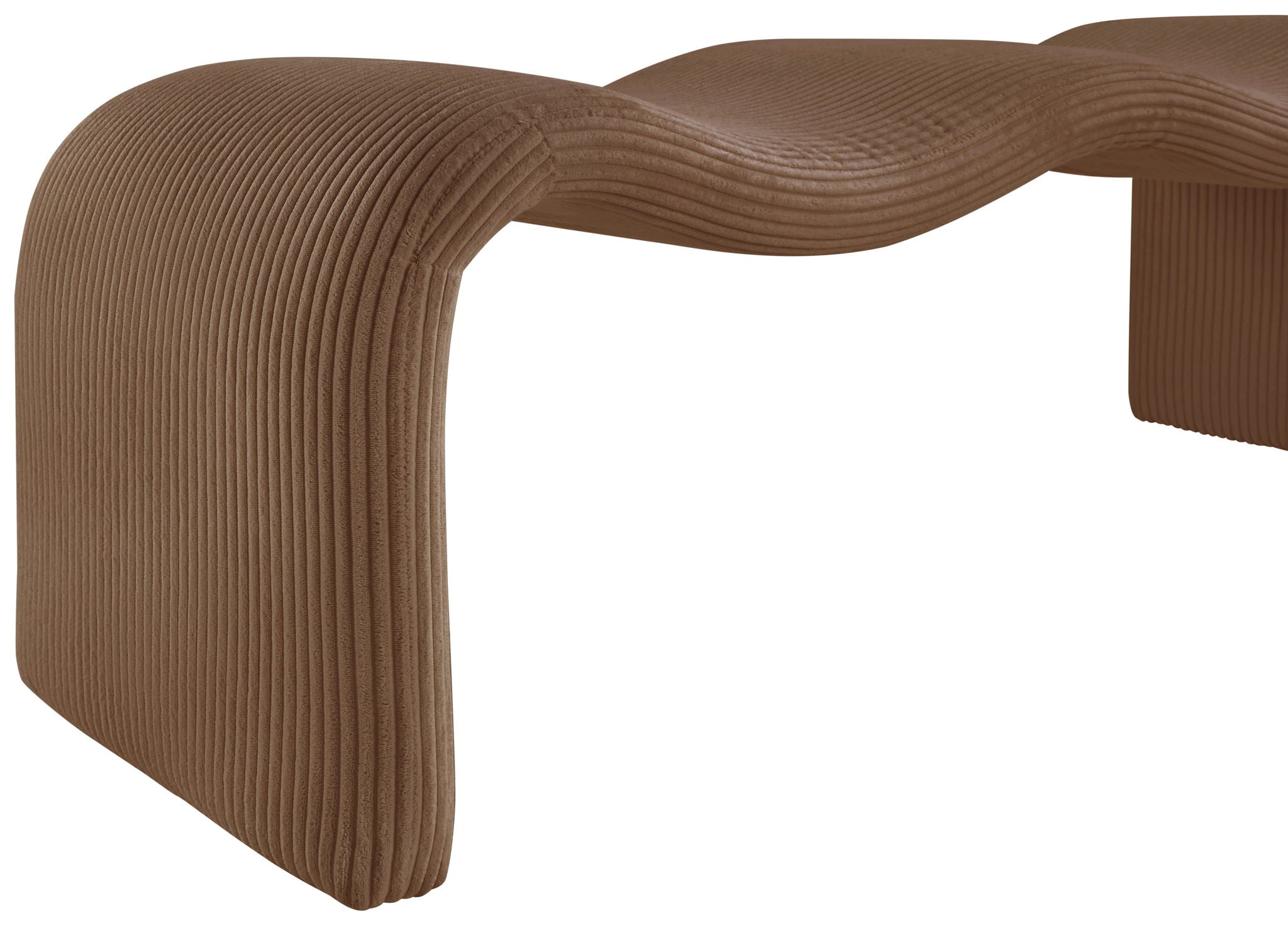 Willow - Corduroy Bench - Saddle
