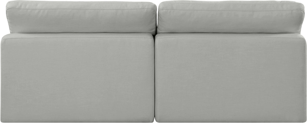 Comfy - Linen Modular Armless Sofa 2 Seats