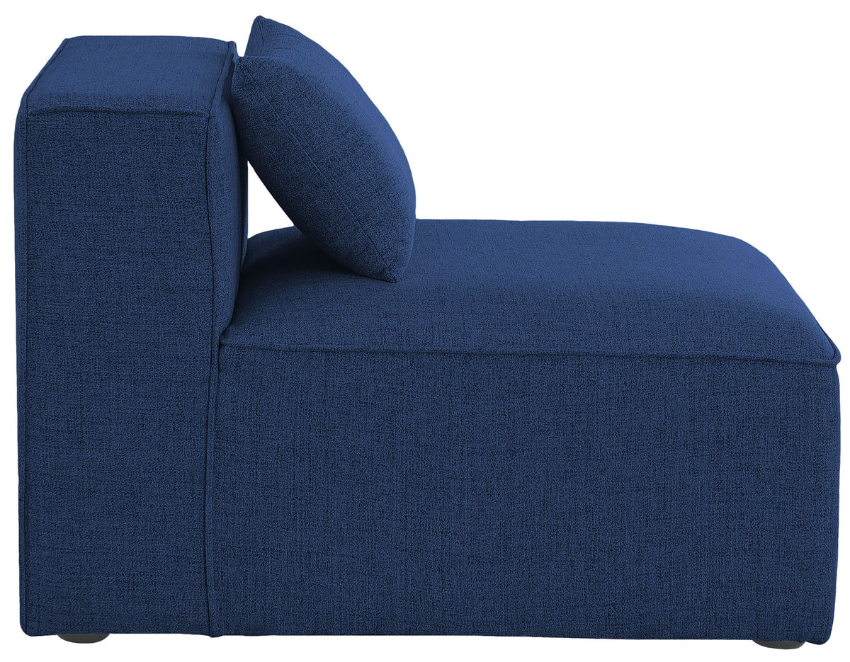 Cube - Linen Armless Chair