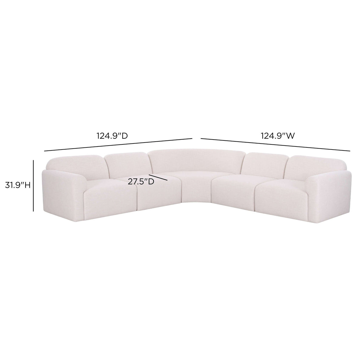 Gorge White Modular Sectional