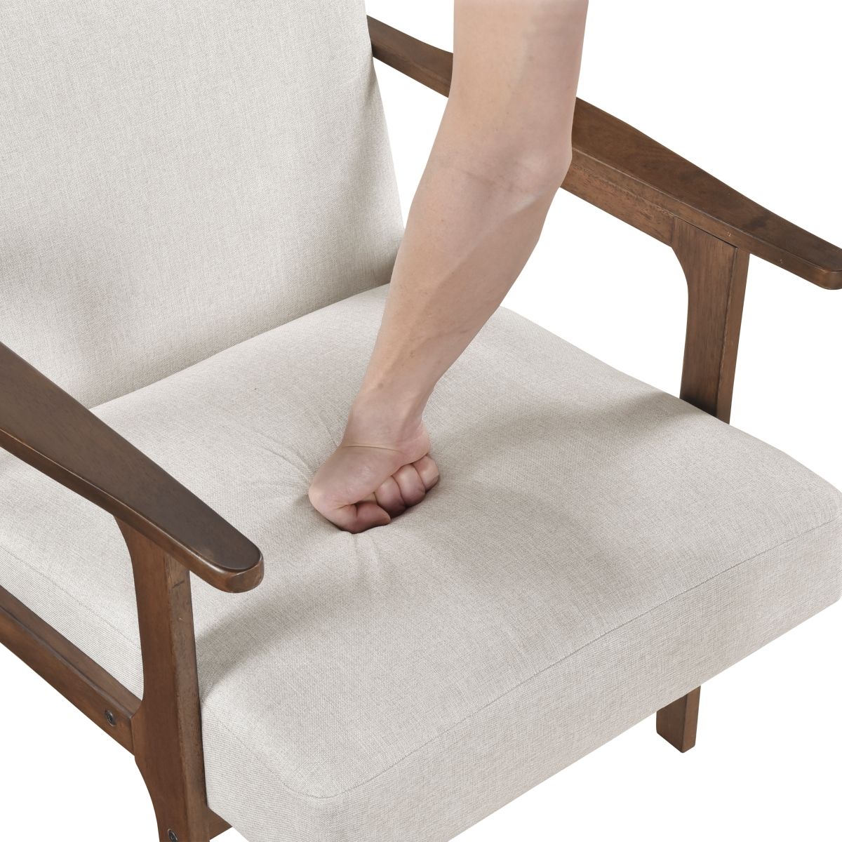 Omara - Accent Chair Dark Brown Base