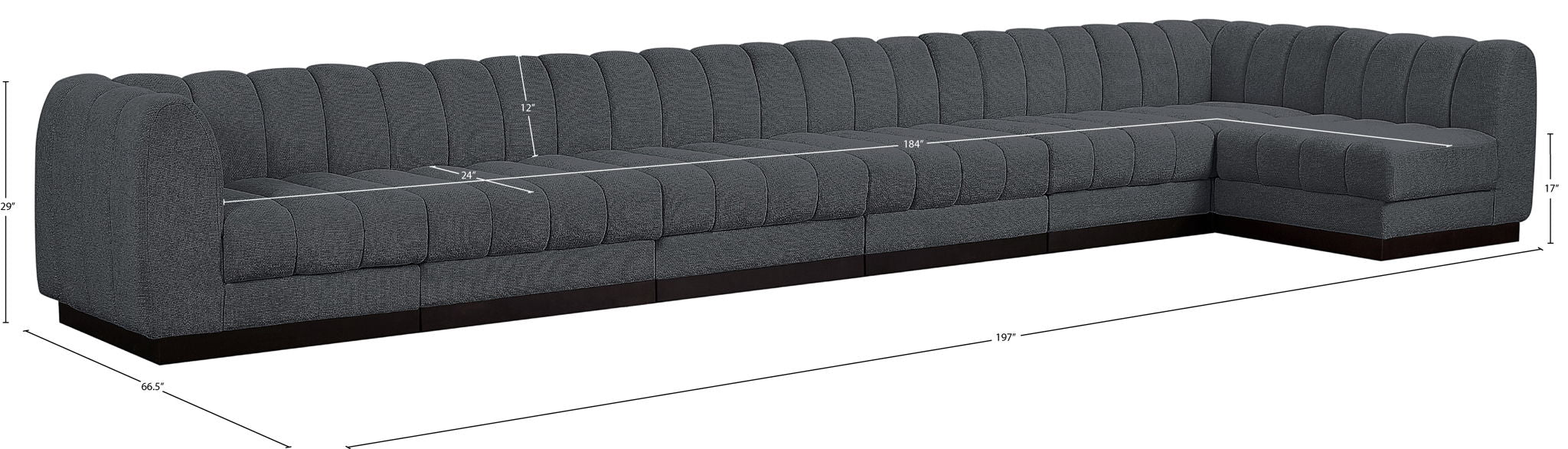 Quinn - 7 Piece Modular Sectional
