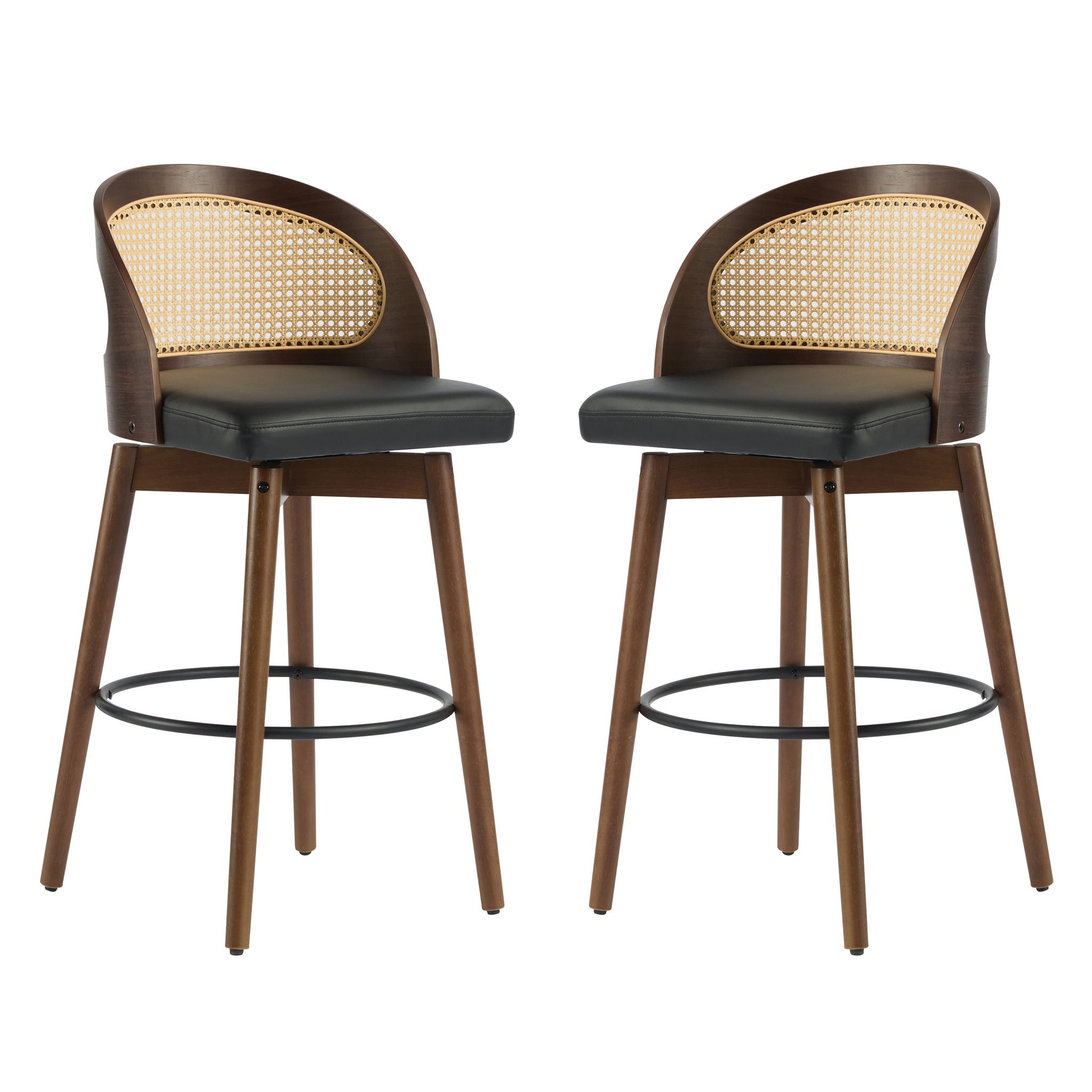 Como - Indoor Wood Barstool (Sey of 2)