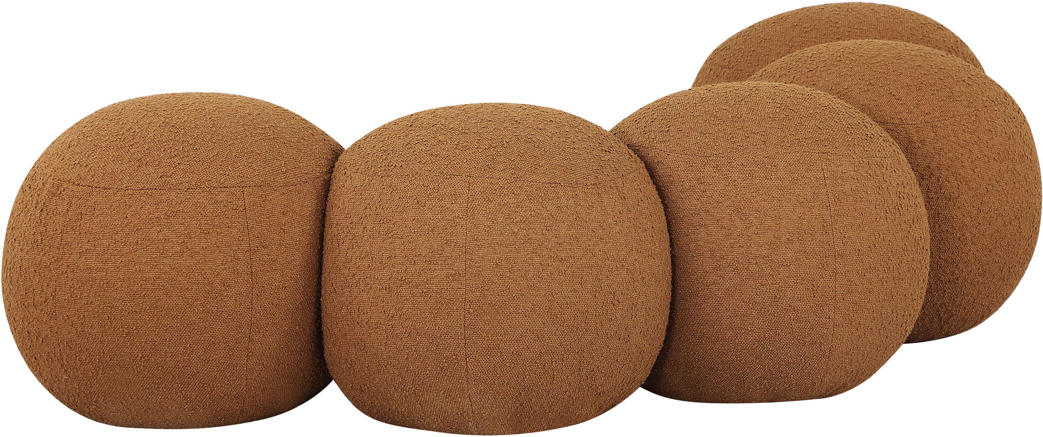 Apollo - Boucle Fabric Bench