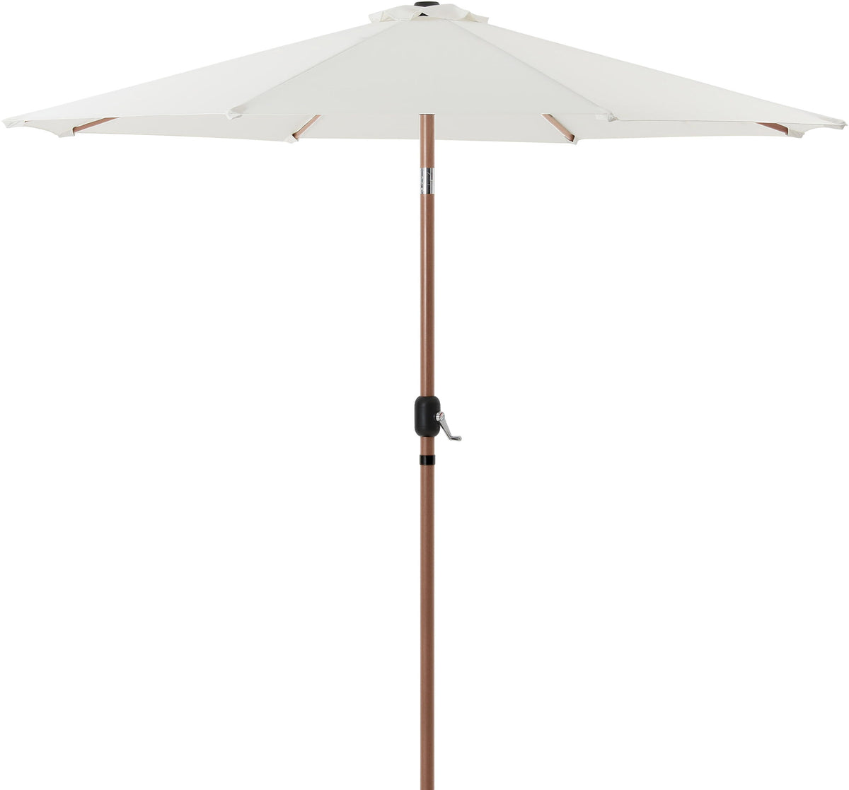Fiji - Aluminum Patio Umbrella With Square Teak Base