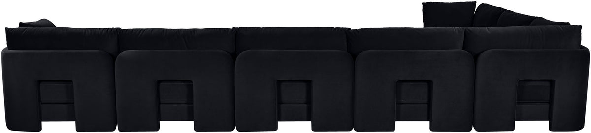 Hammond - Velvet Performance Fabric Upholstered 7 Piece Sectional