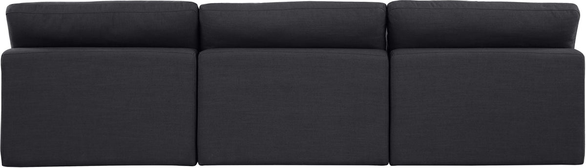 Comfy - Linen Modular Armless Sofa 3 Seats
