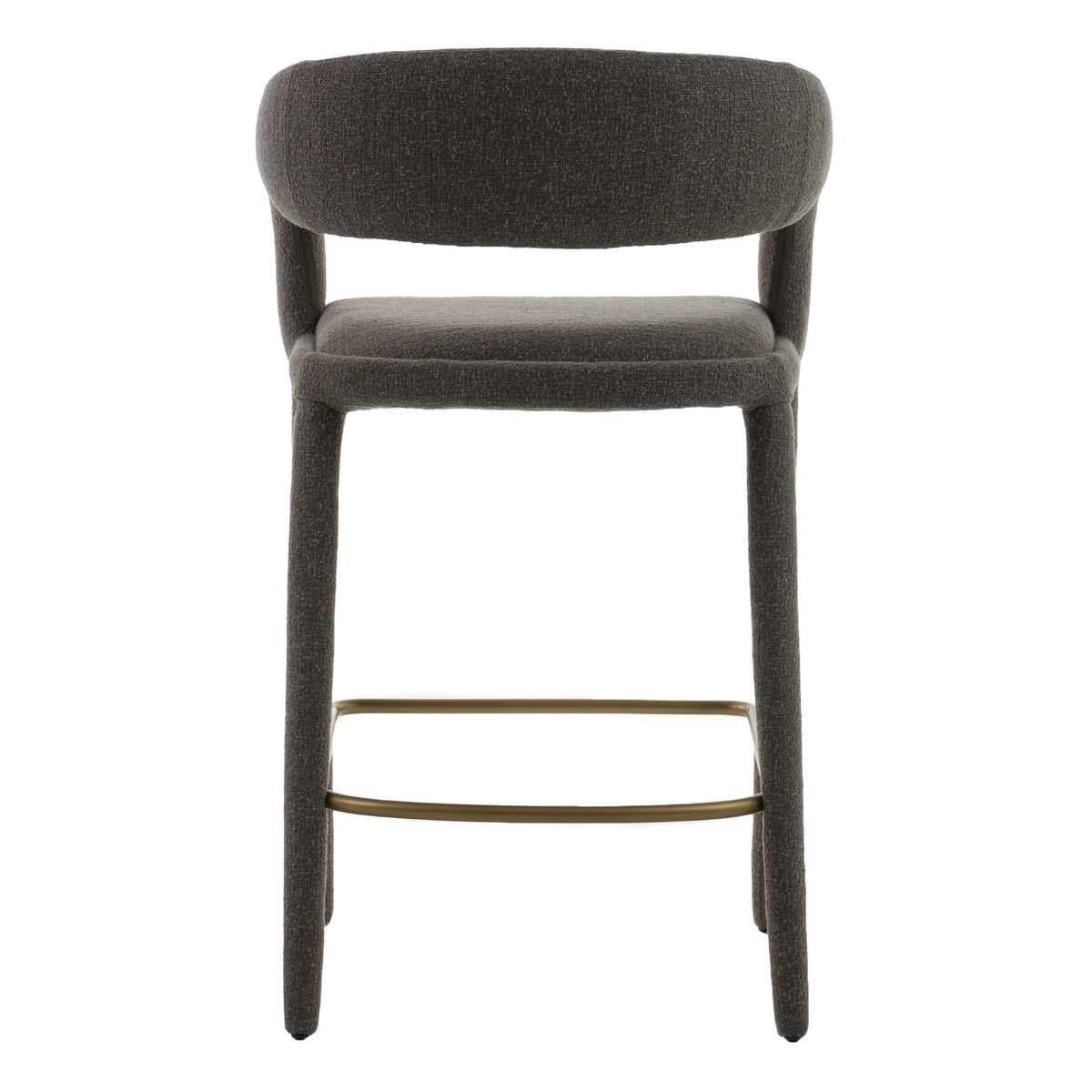 Faerron - Modern Grey Fabric Counter Chair