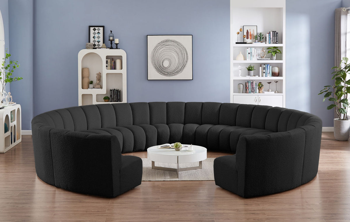 Infinity - 11 Piece Boucle Modular Sectional