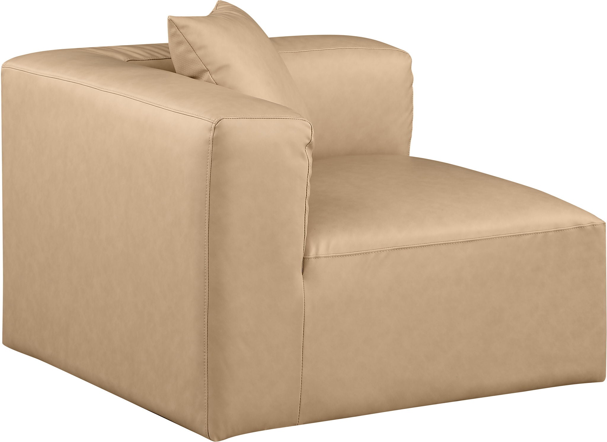 Cube - Corner Chair - Tan