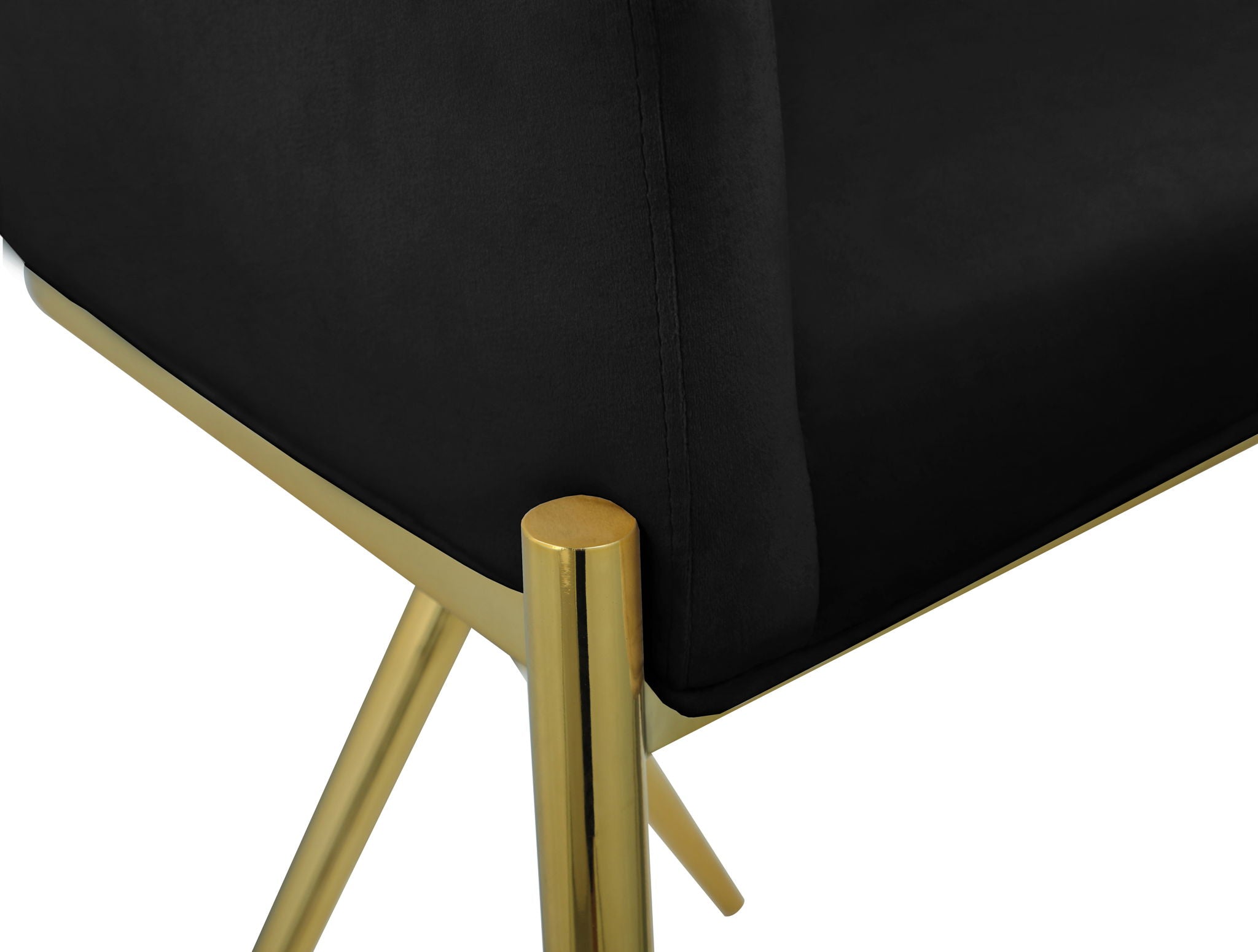 Xavier - Counter Stool with Gold Legs