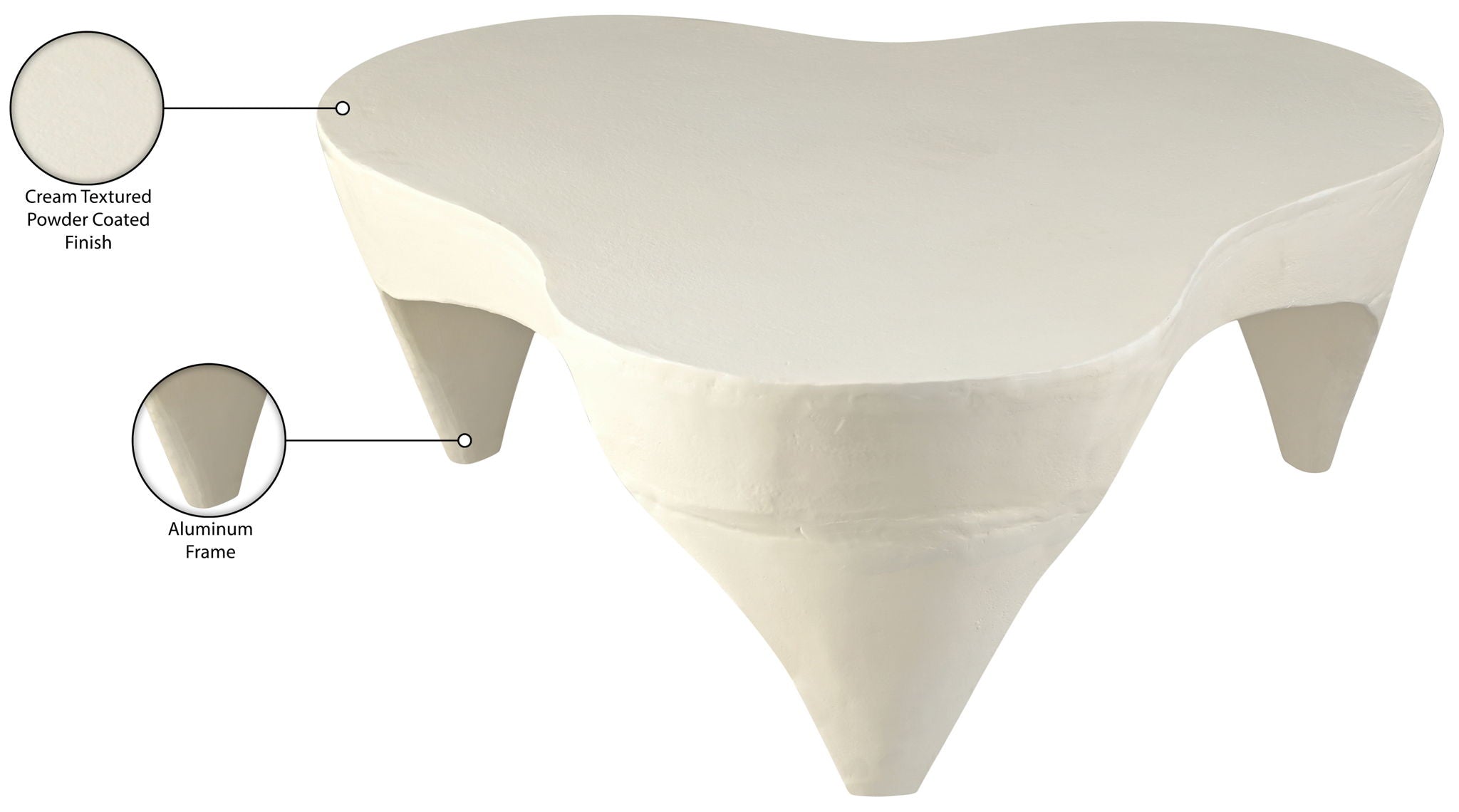 Bourges - Aluminum Table
