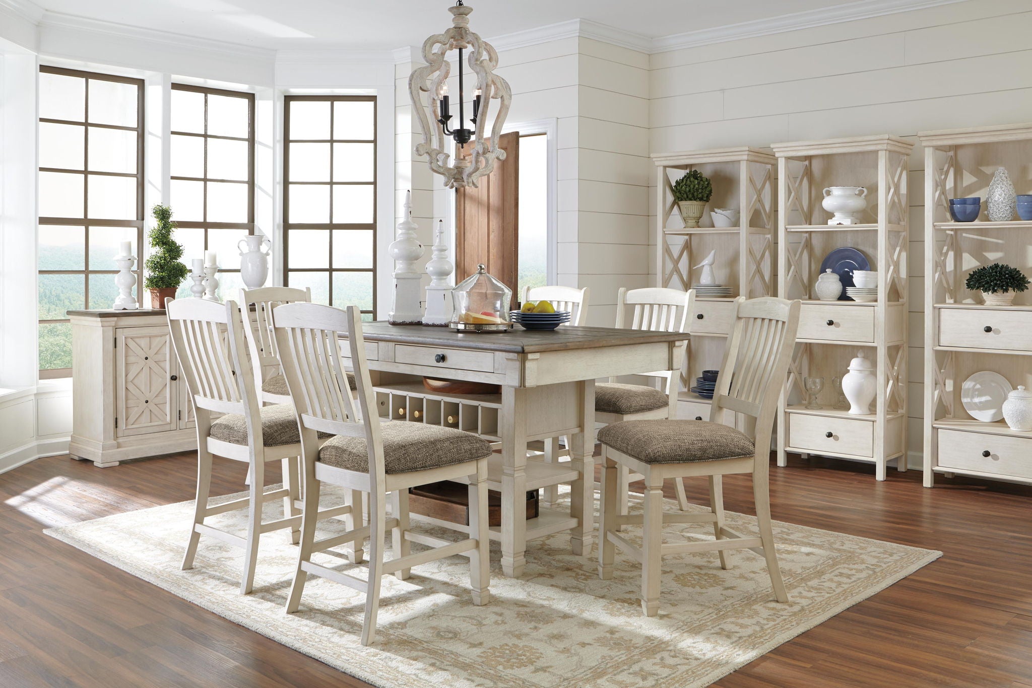 Bolanburg - Upholstered Barstool (Set of 2) - Beige