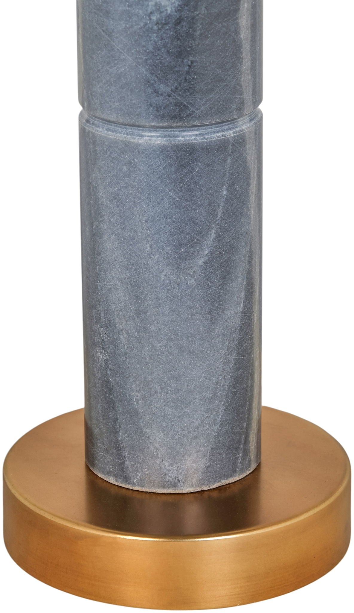 Opaline - Linen Textured Fabric And Brass Table Lamp