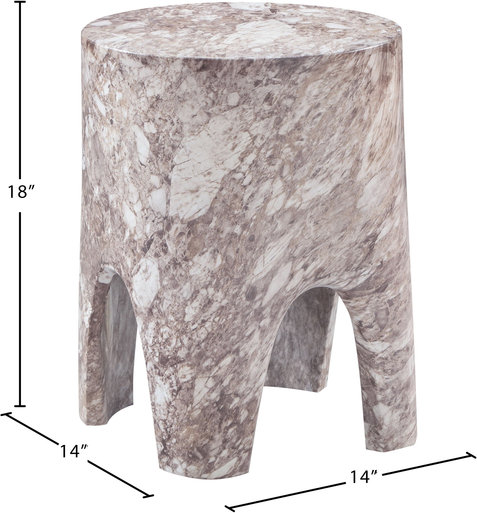 Foligno - Concrete End Table