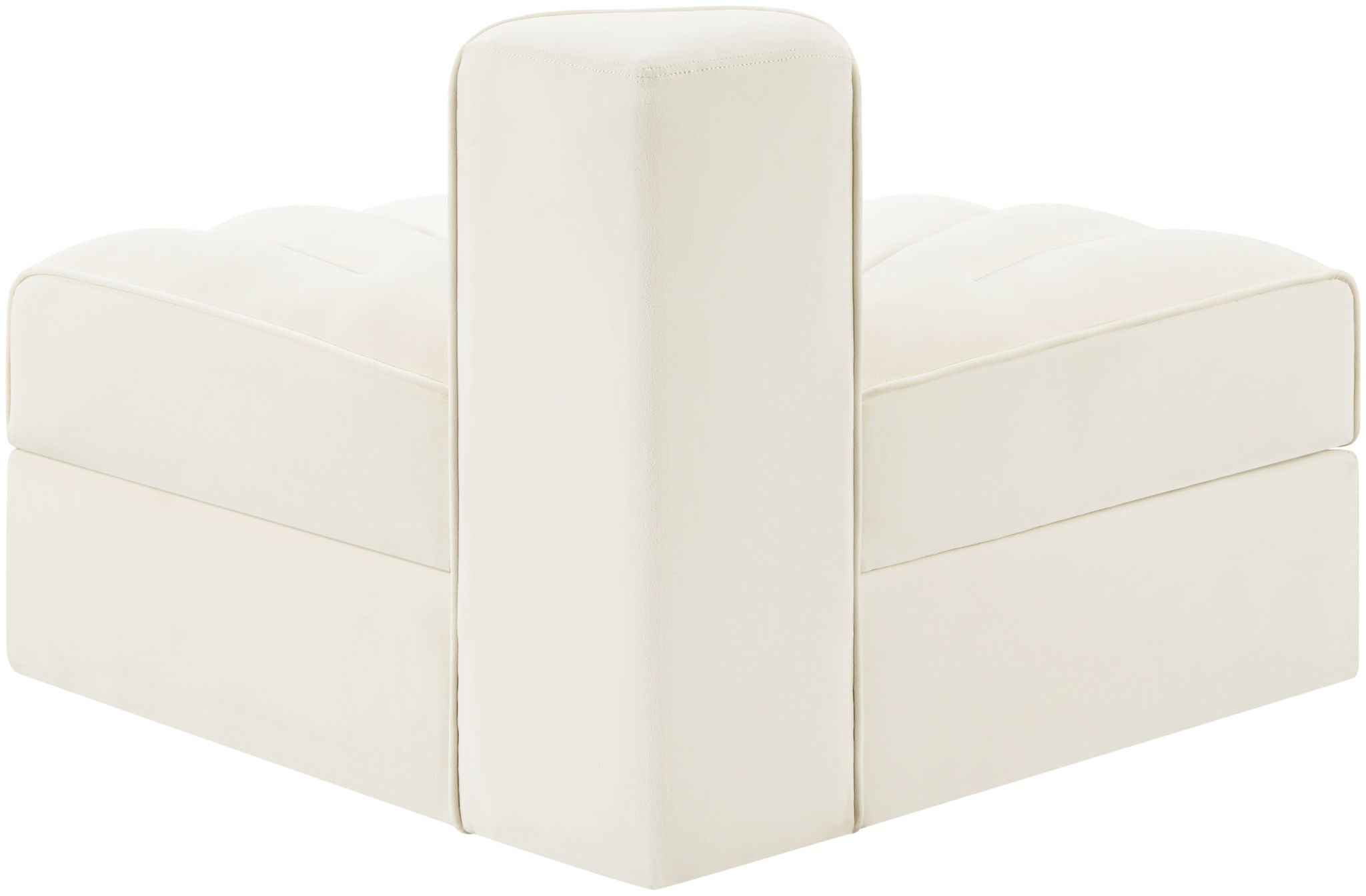 Rummi - Velvet Performance Fabric Upholstered Modular Chair
