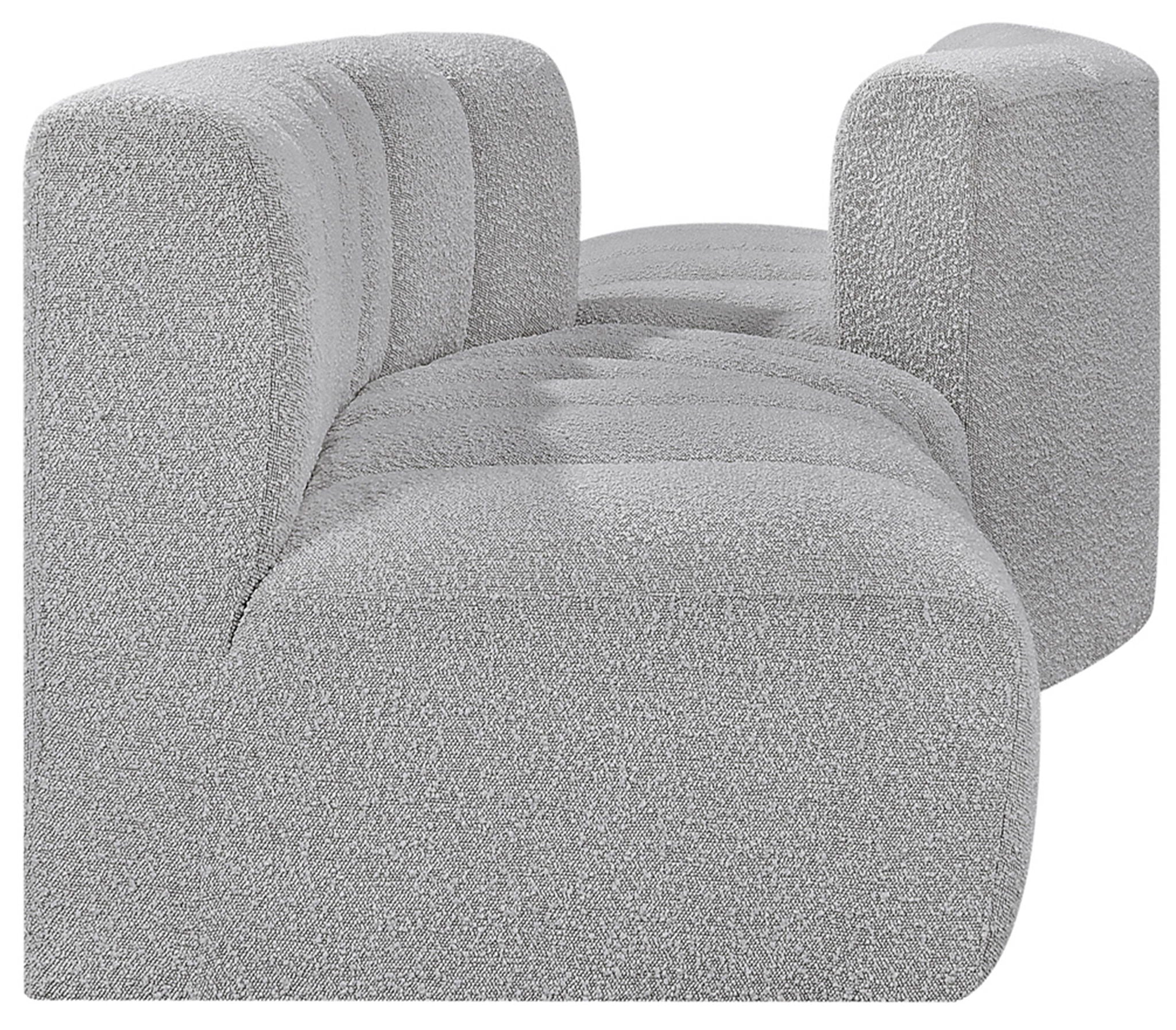 Arc - Boucle Fabric 4 Piece Sofa