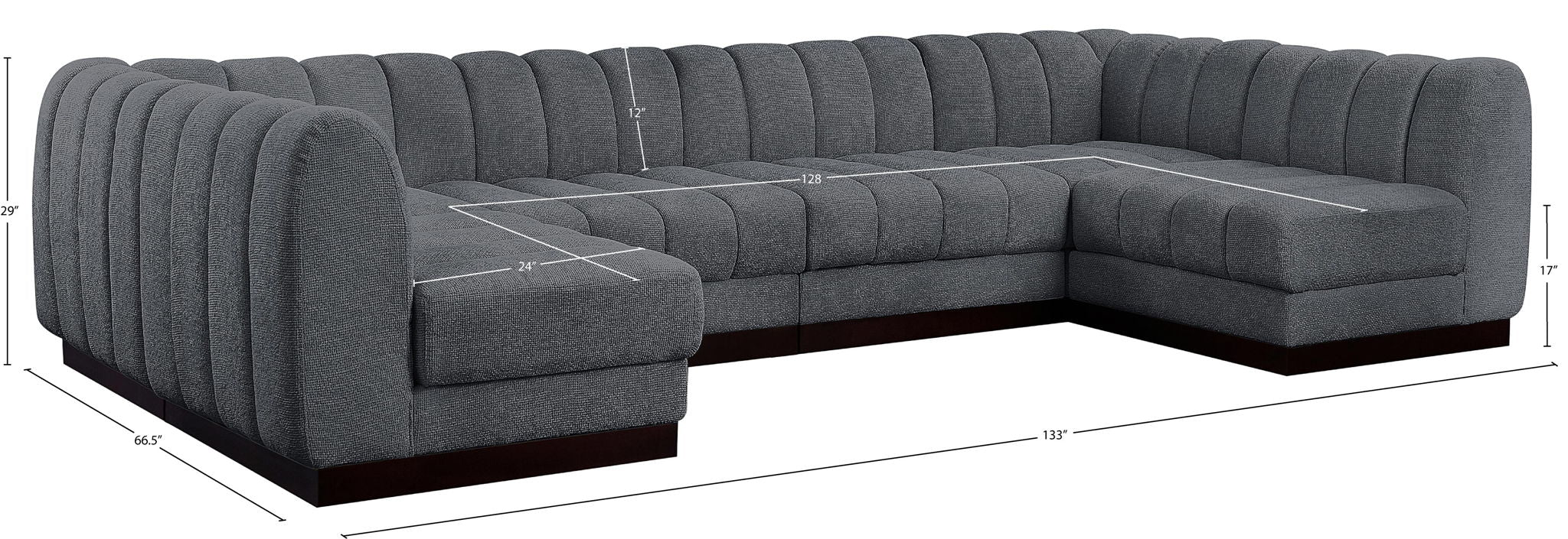 Quinn - 6 Piece Modular Sectional