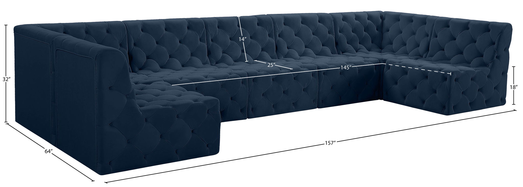 Tuft - 7 Piece Modular Sectional