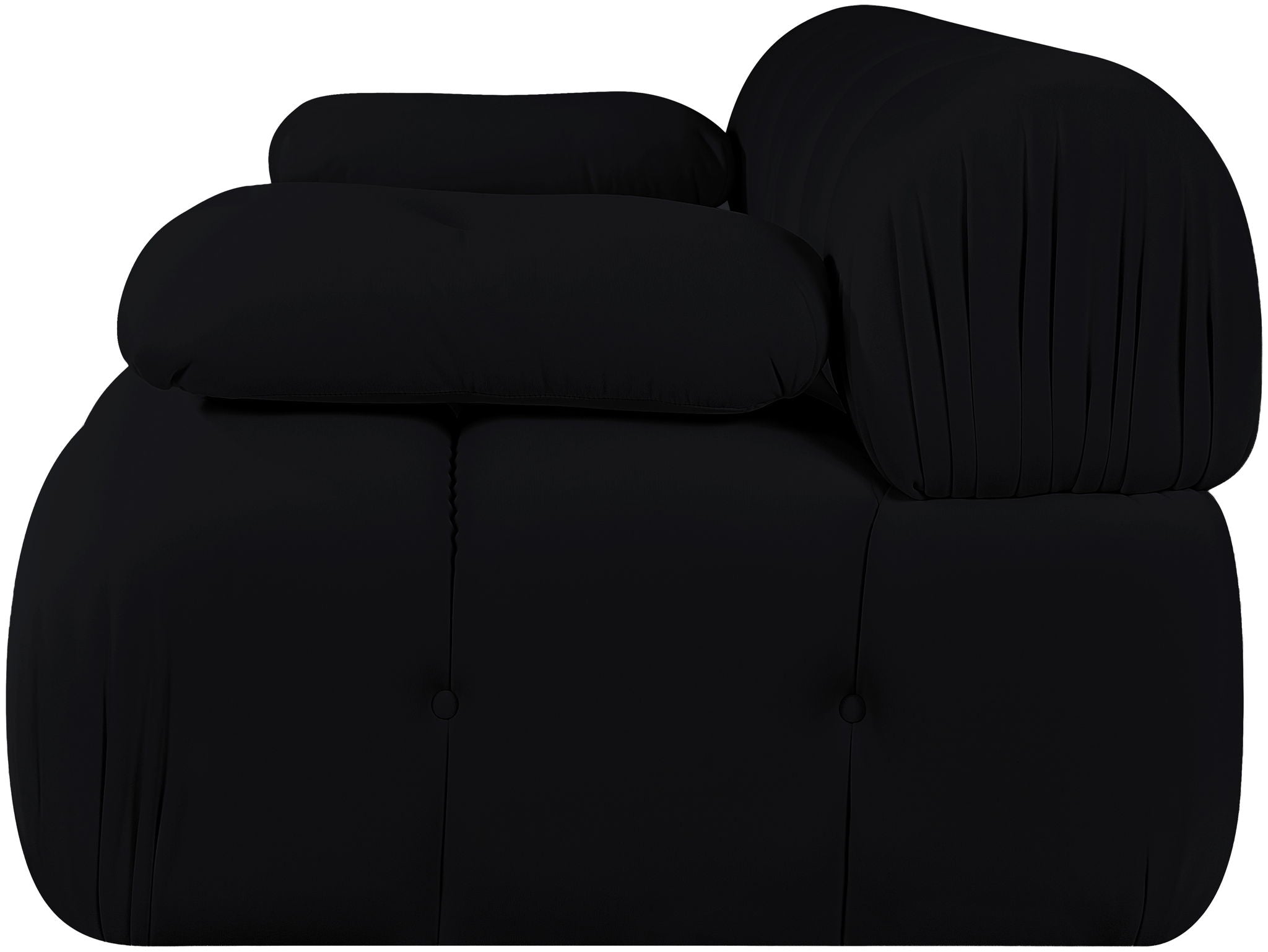 Orin - Velvet Performance Fabric Upholstered 2 Piece Modular Sofa