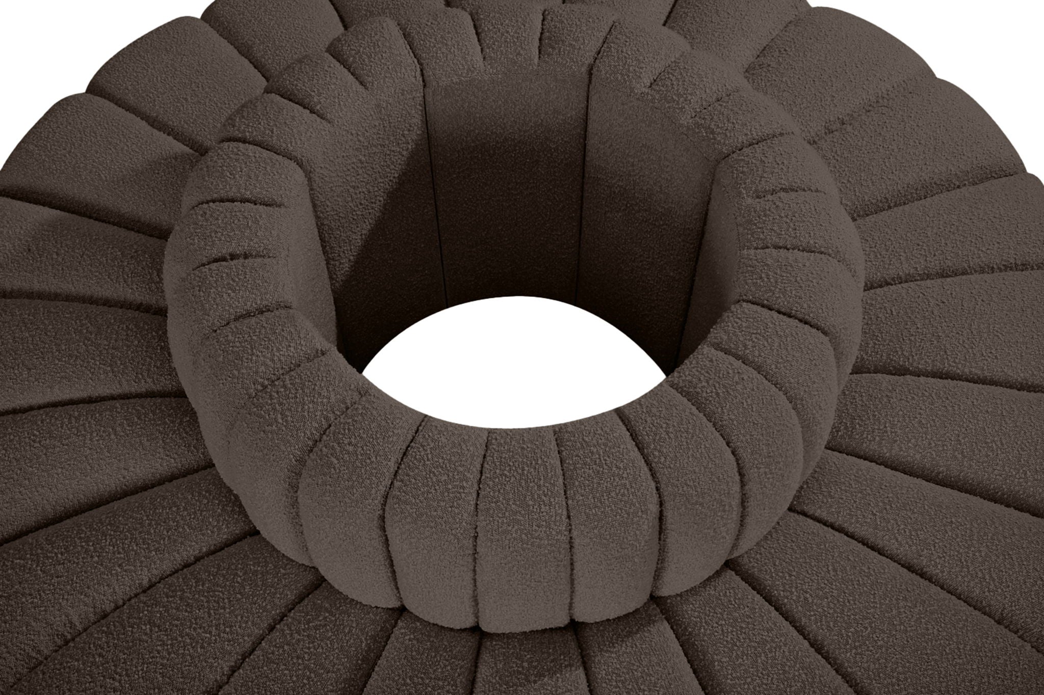 Arc - Boucle Fabric 8 Piece Round Modular Sofa