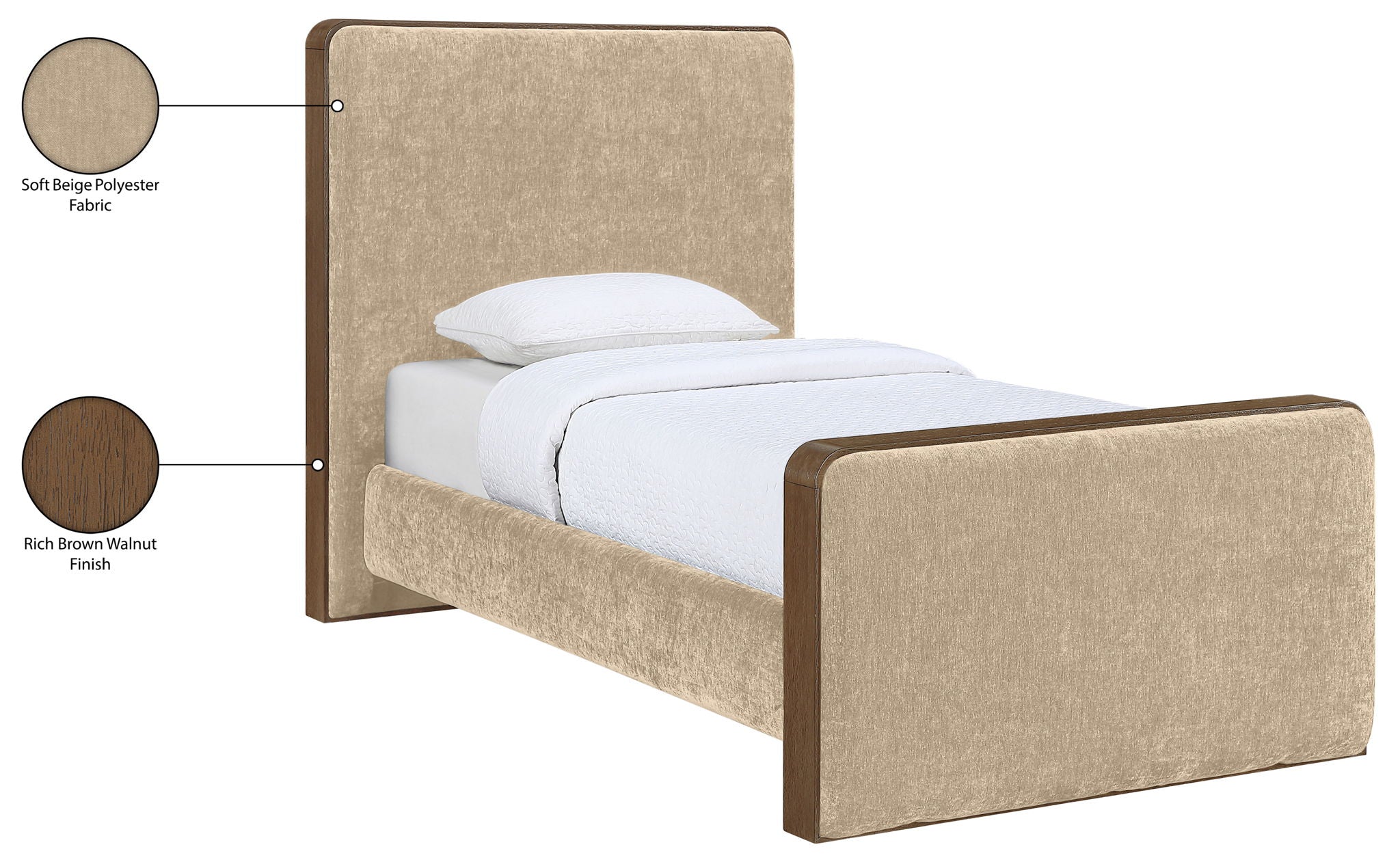 Dalton - Fabric Bed