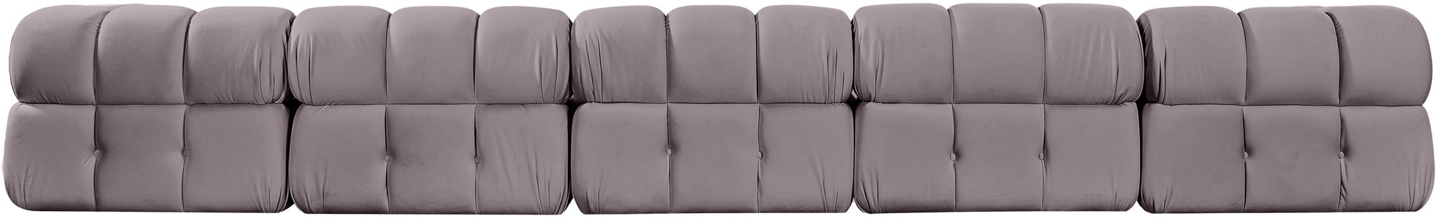Orin - Fabric Velvet 5 Piece Modular Sofa