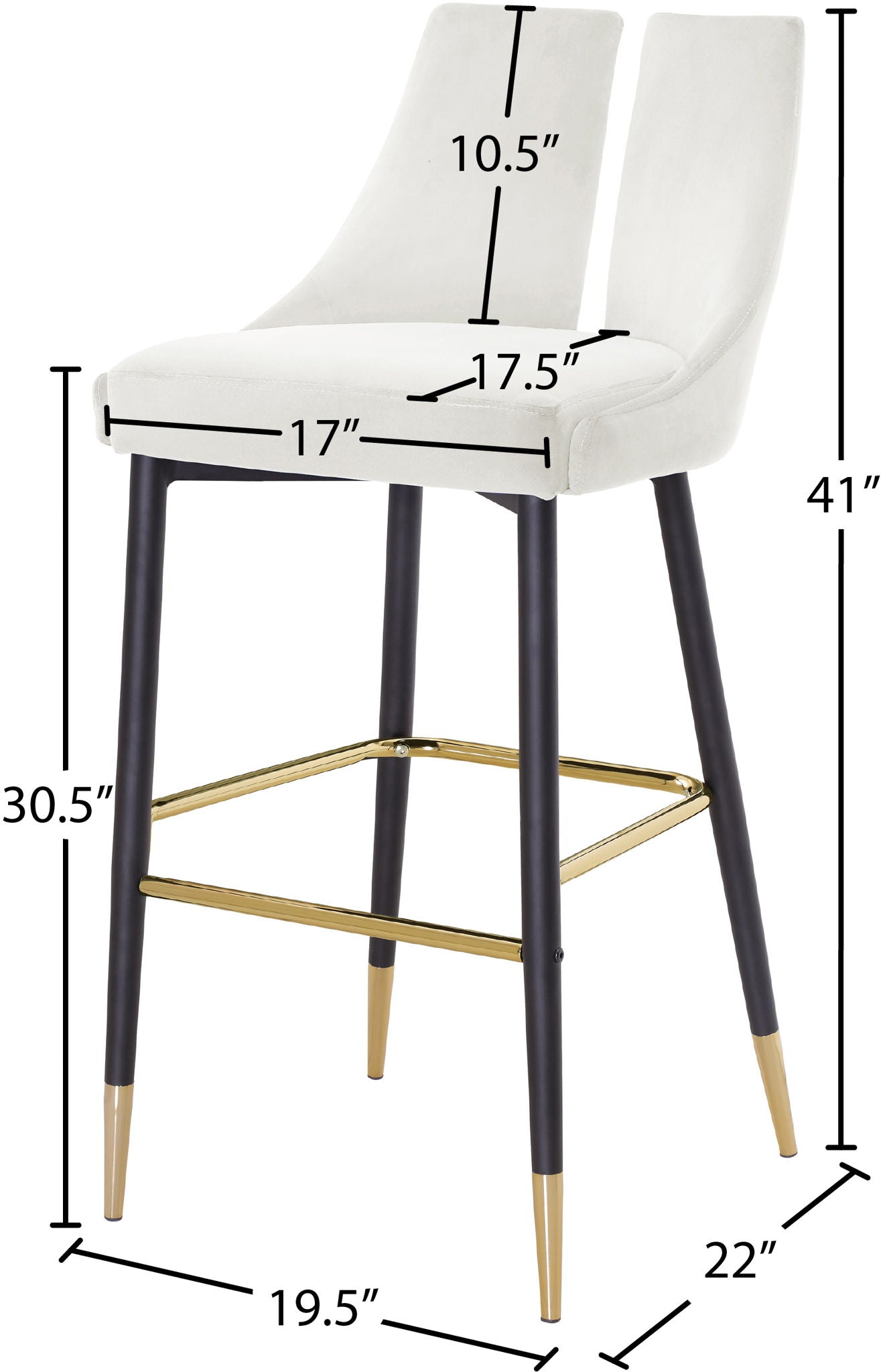 Sleek - Stool (Set of 2)