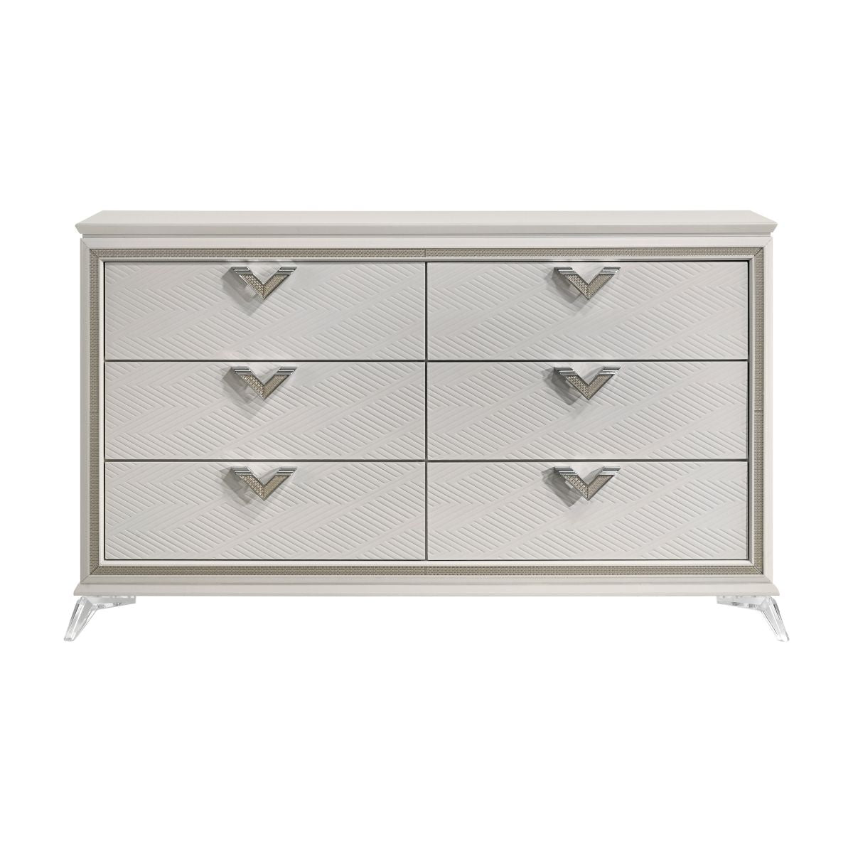 Audra - Dresser - Gold / Silver / Champagne