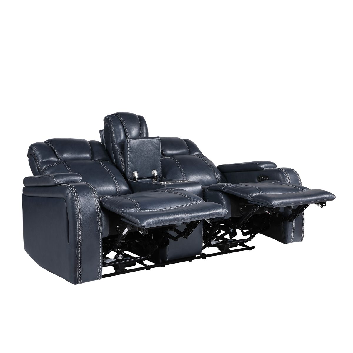 Keziah - Power Sofa & Loveseat - Blue