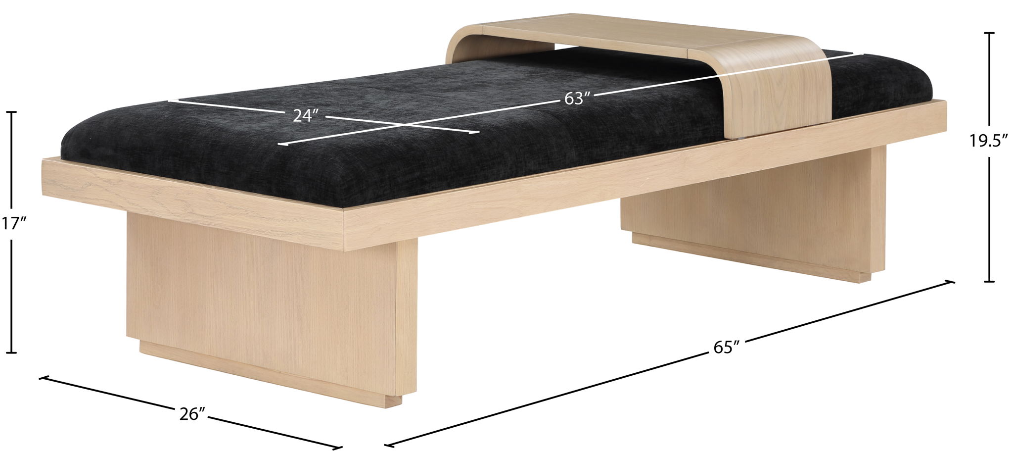 Arlington - Bench - Natural Base