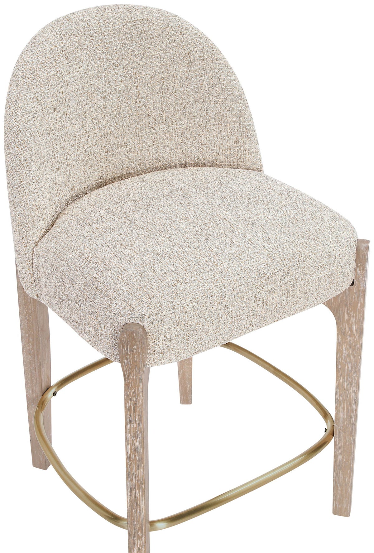 Torino - Counter Stool With Brushed Natural Base