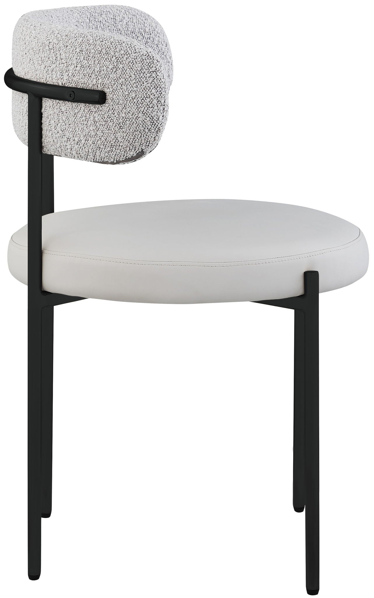 Beacon - Faux Leather Dining Chair With Black Legs (Set of 2)