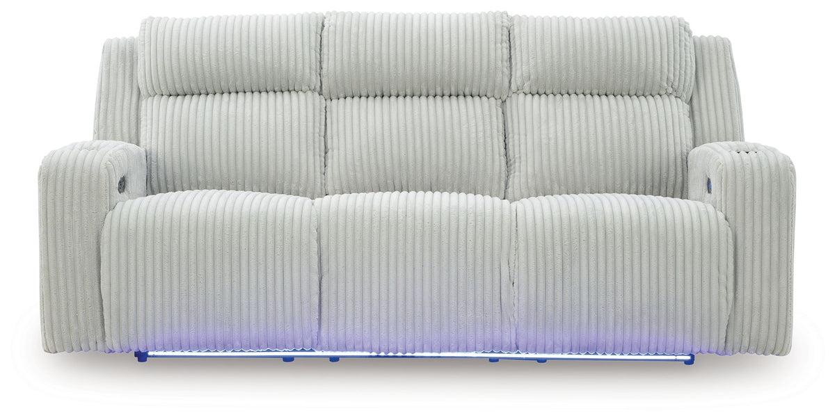 Forest Lake - Power Reclining Sofa With Adj Headrest
