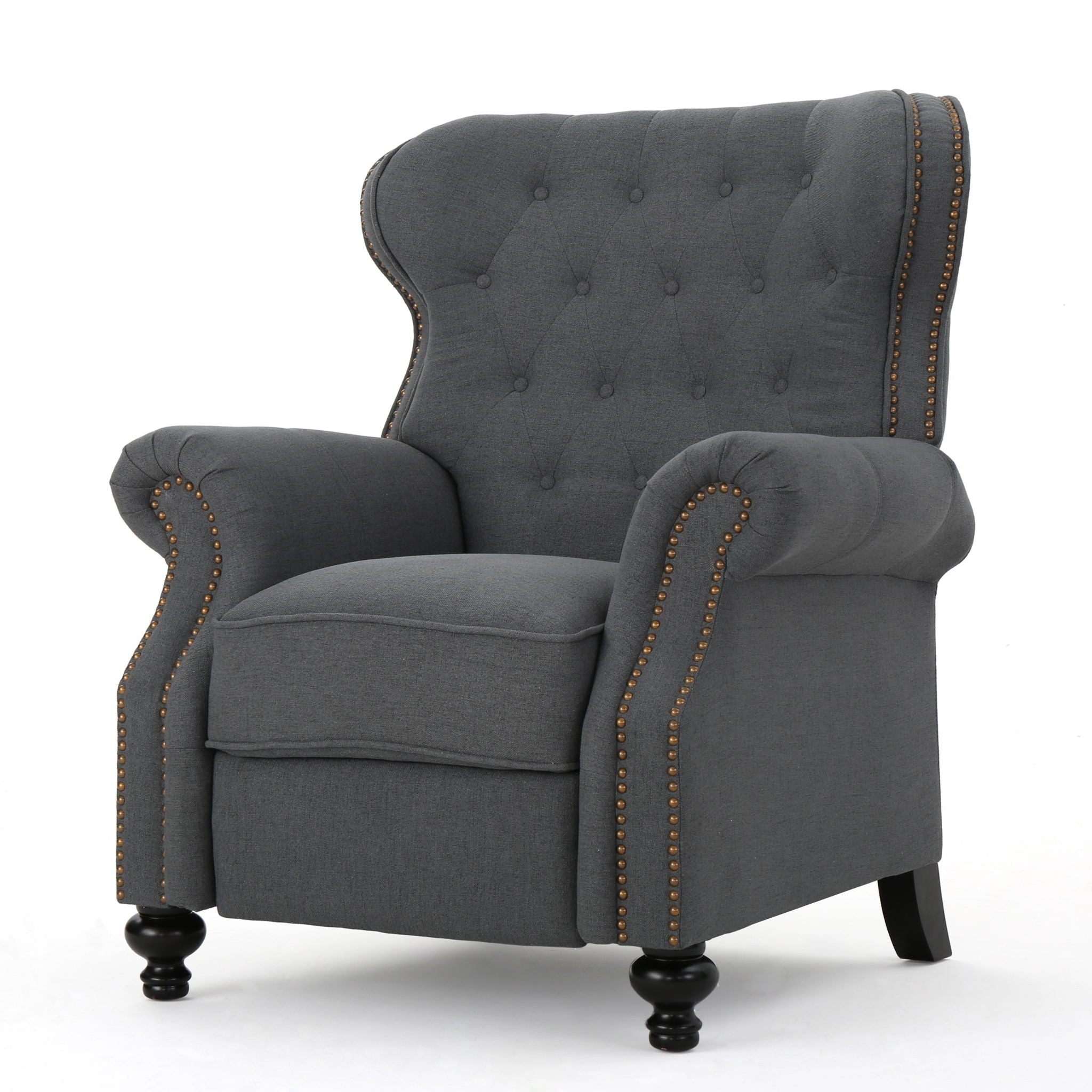Modern Manual Push Back Recliner Chair