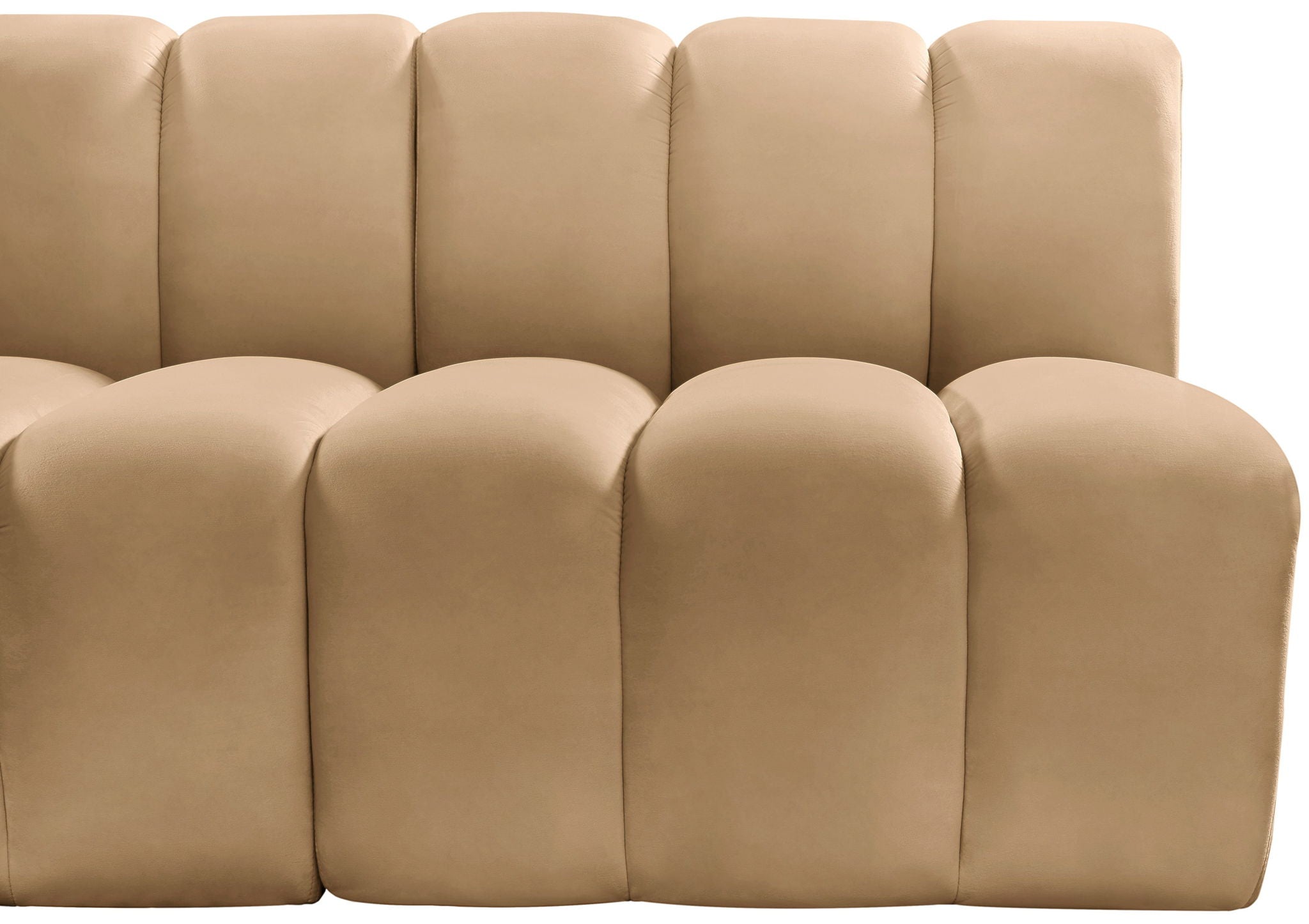 Arc - Velvet 4 Piece Corner Modular Sofa