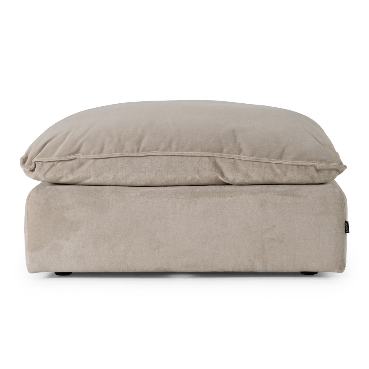 Garman - Modern Light Grey Ottoman - original 1