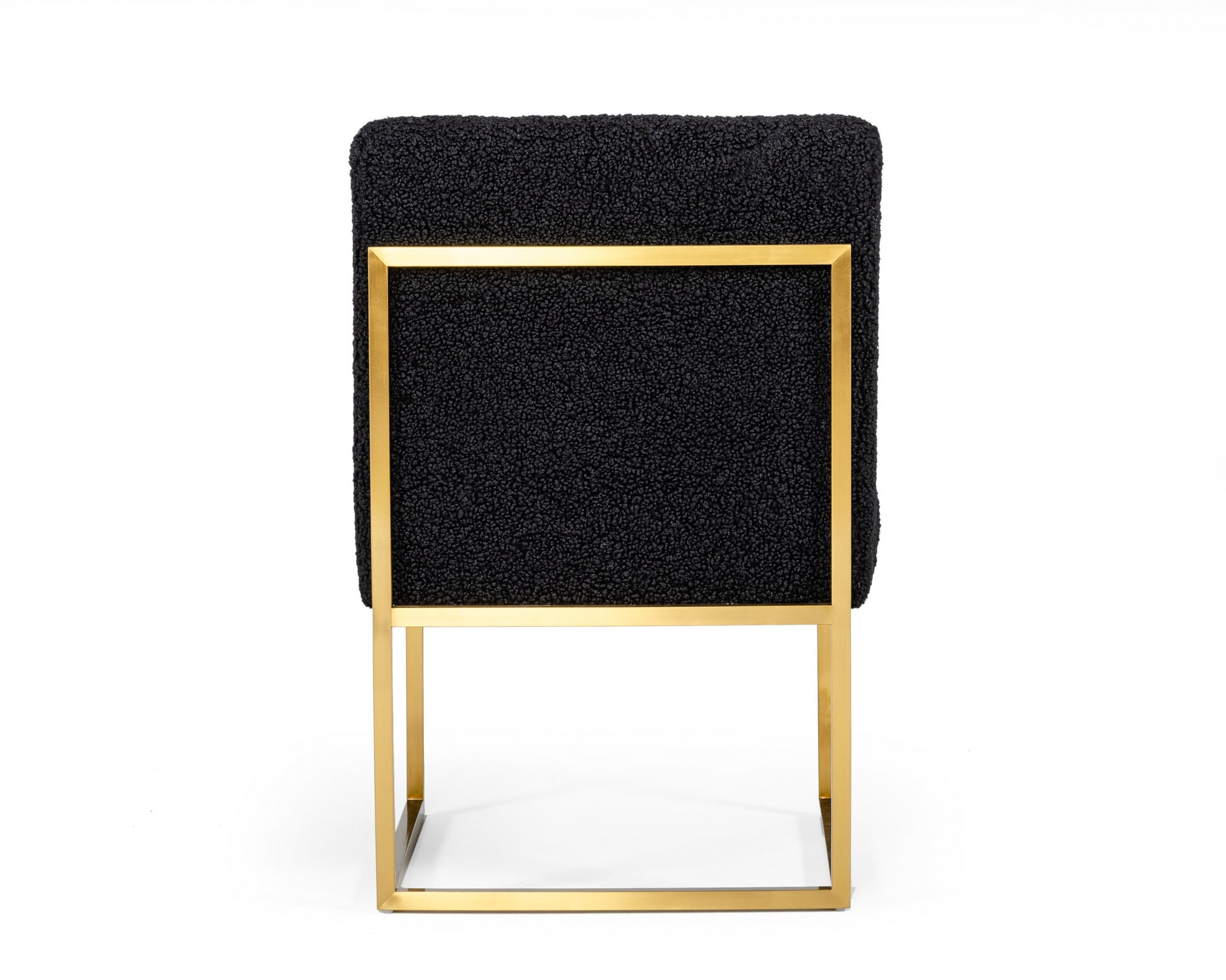 Modrest Garvin - Glam Black + Gold Fabric Accent Chair (Set of 2)