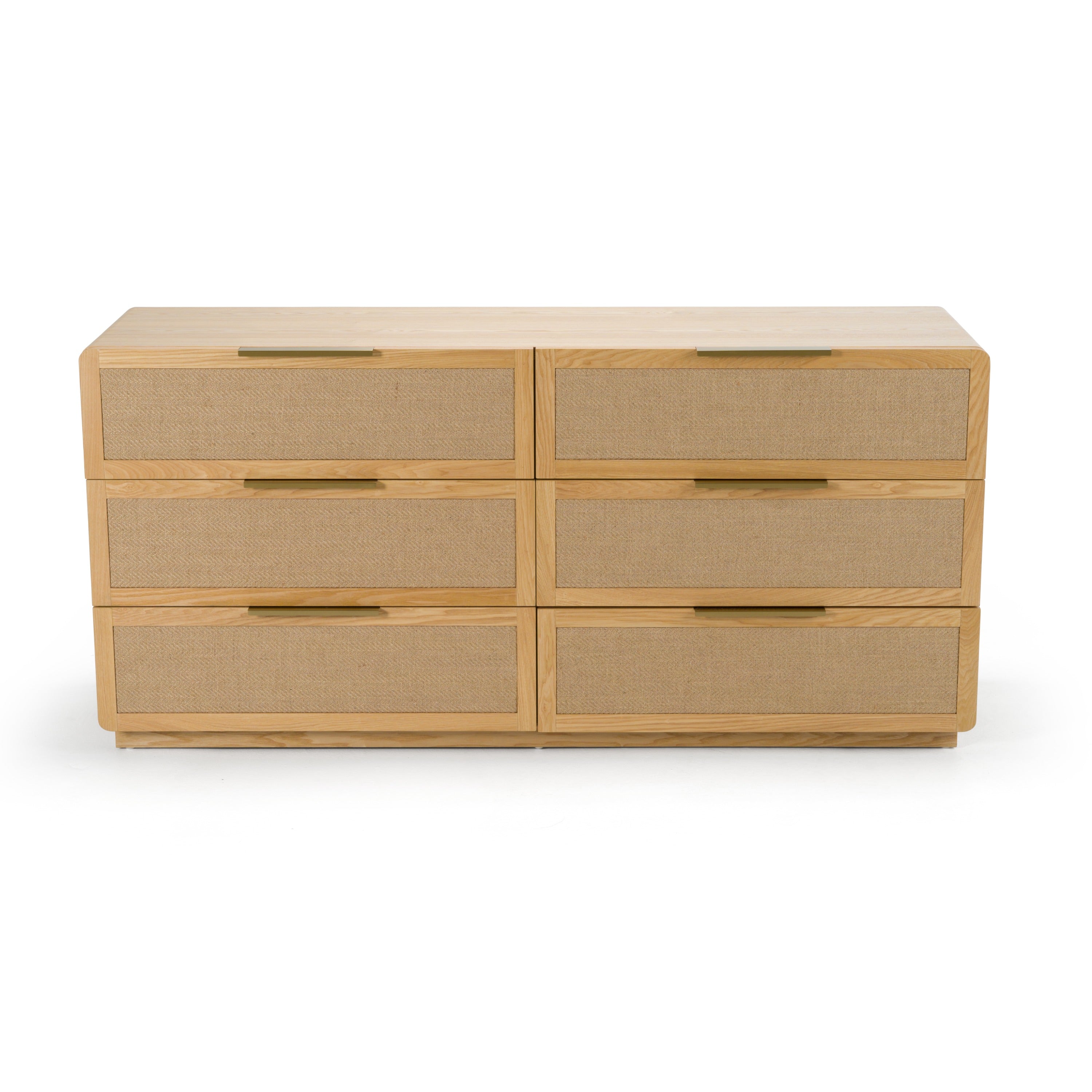Modrest Gavin - Modern Natural Ash + Rattan Dresser