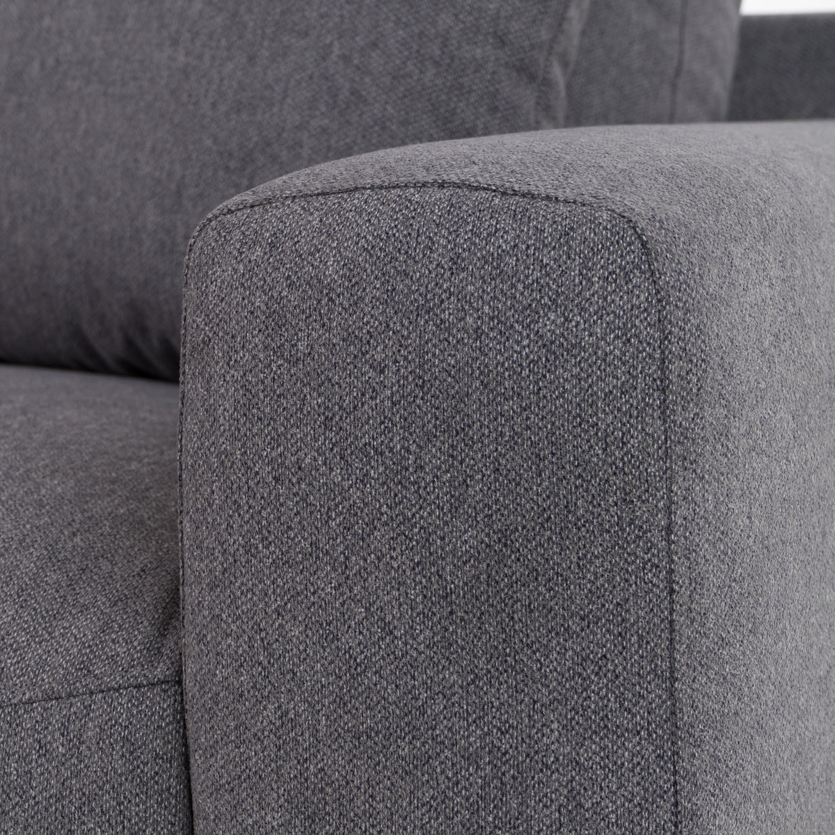 Gloria - Modern Grey Fabric Loveseat
