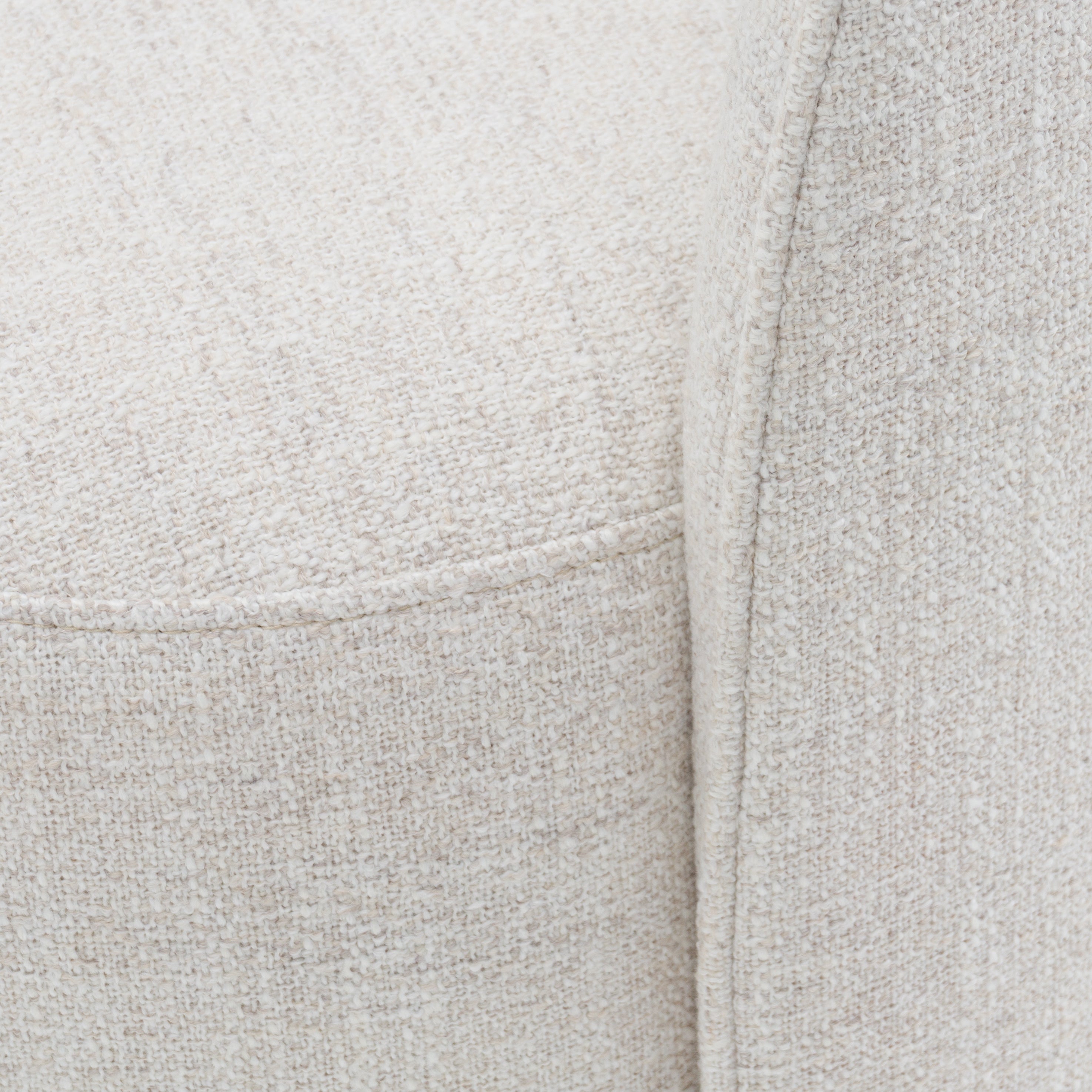 Modrest Gordon - Modern Cream Fabric Swivel Dining Chair